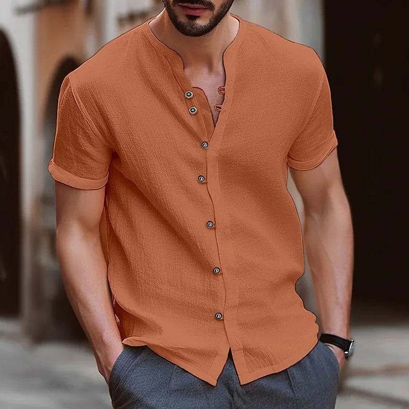 BARCLAY® Linen Short Sleeve Shirt