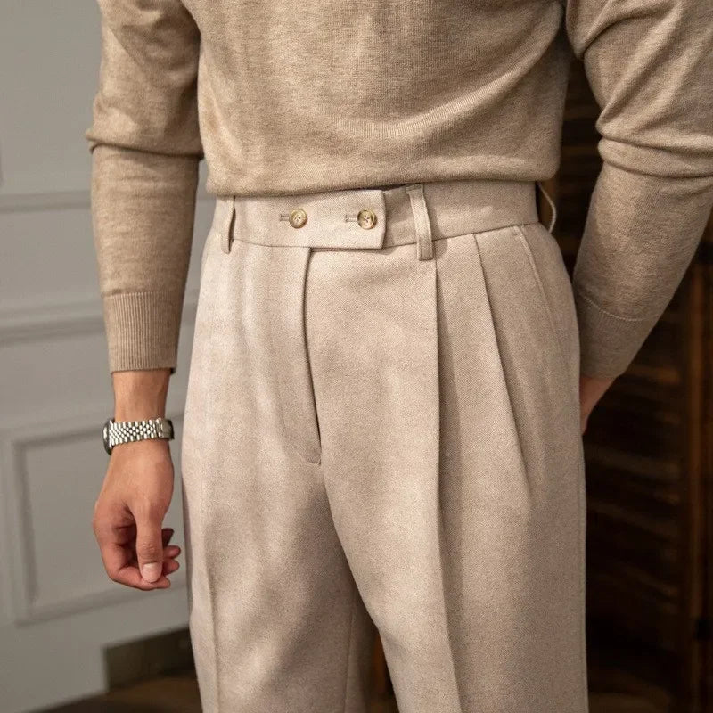 VELMORÉ® High-Waist Wool Trousers