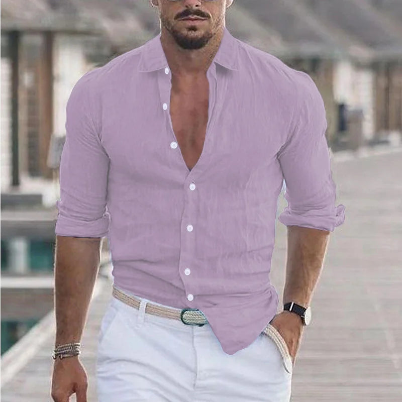 ASHFORD® Cotton Linen Shirt