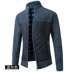 KENDRICK® Slim Knit Cardigan with Turn-Down Collar