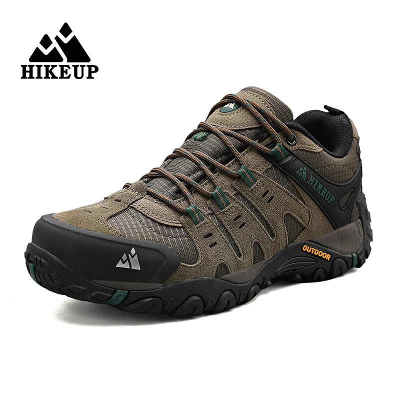 HIKEUP® Men’s Suede Mesh Trekking Shoes