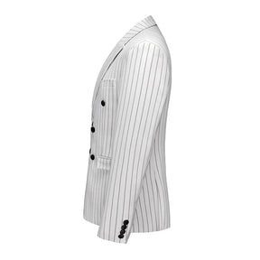 ASTONBURY® Langston Double-Breasted Striped Suit