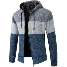 FAIRHURST® Padded Knit Hooded Cardigan
