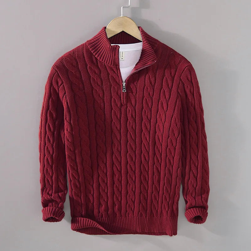 MORANO® Men's Polo Pullover Sweater