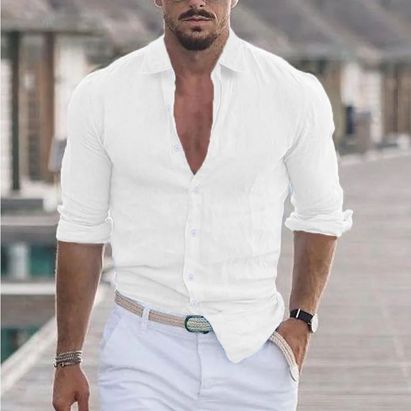 ASHFORD® Cotton Linen Shirt