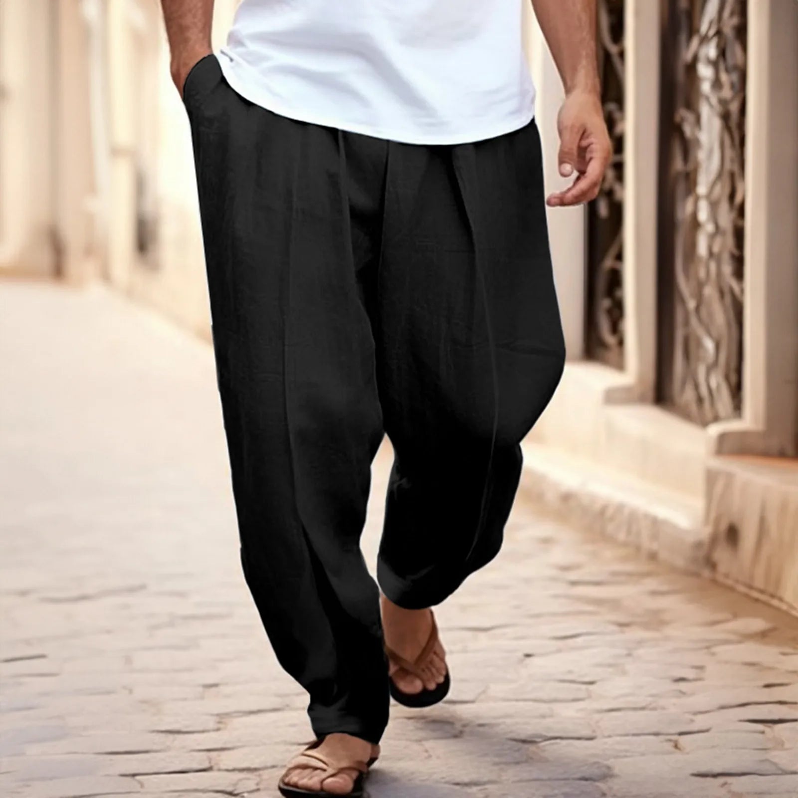 LORENTINO® Capri Pleated Cross-Pants