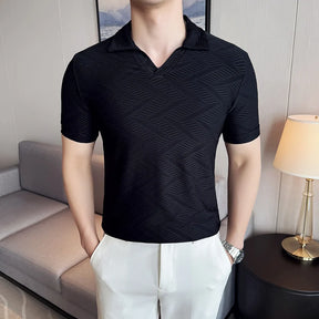MILANOVERO® Summer Striped Polo Tee
