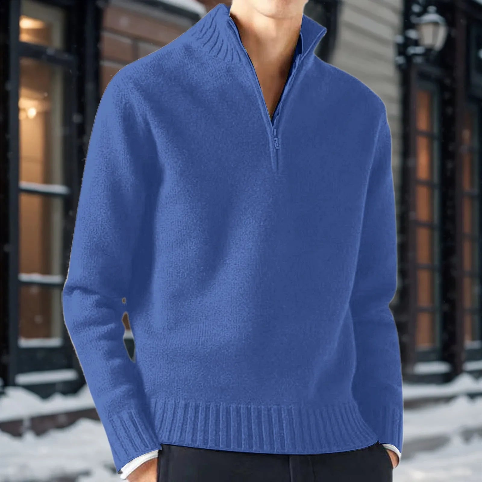 LOUVET® Casual Turtleneck Sweater
