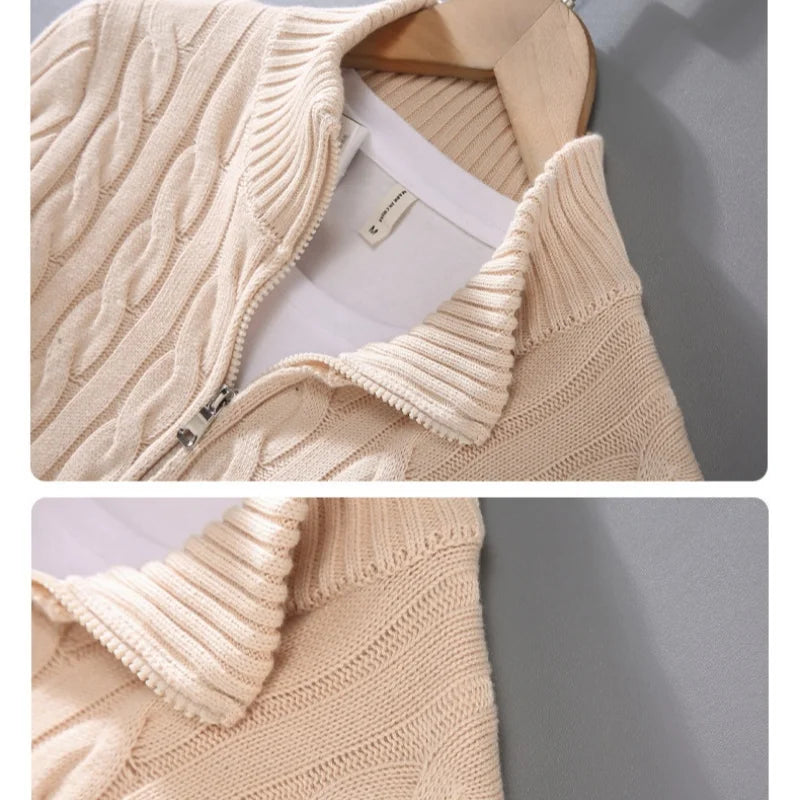MORANO® Men's Polo Pullover Sweater