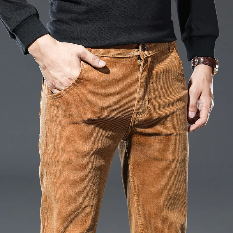 HALBERTON® Corduroy Stretch Trousers for Men