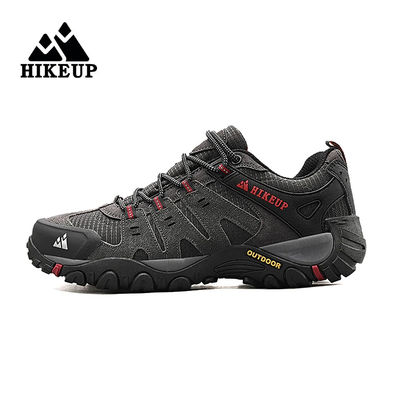 HIKEUP® Men’s Suede Mesh Trekking Shoes