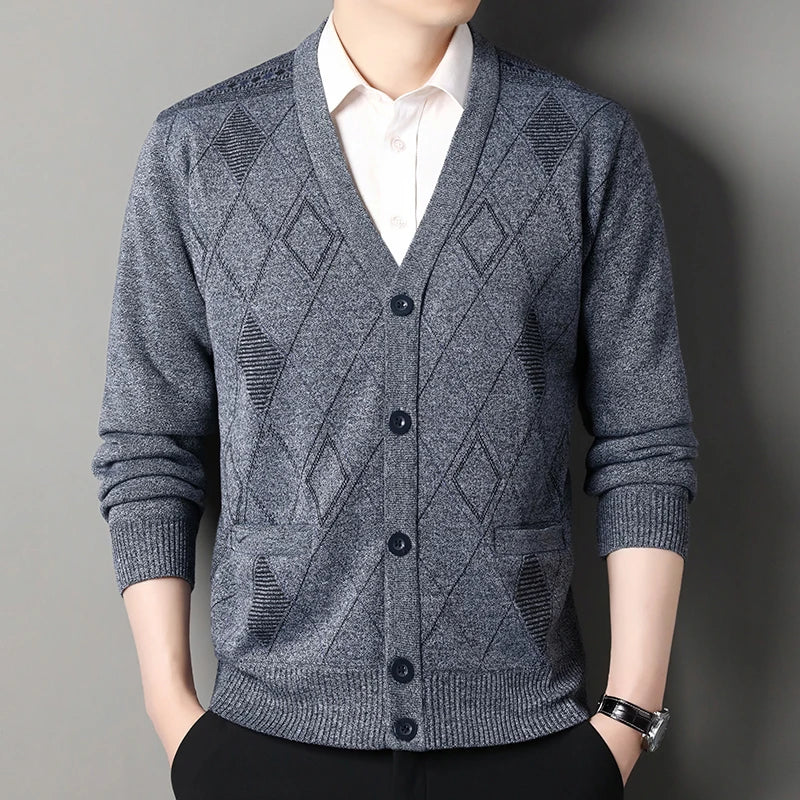 HUNTLEY® Classic Knit Cardigan Jacket