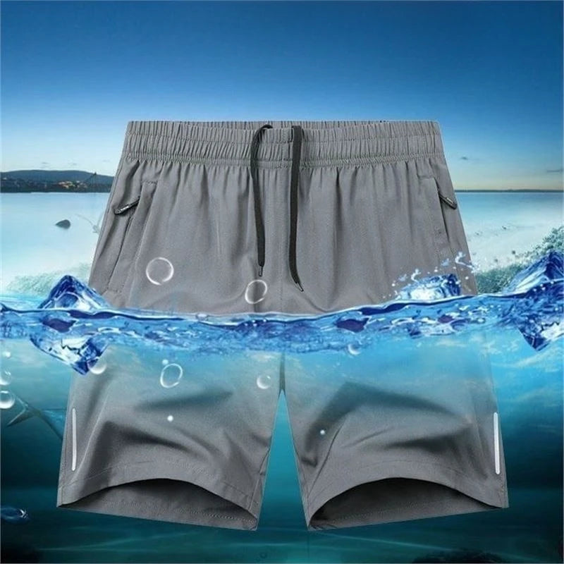 STRATHMORE® Quick-Dry Ice Silk Sports Shorts
