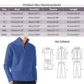 LOUVET® Casual Turtleneck Sweater