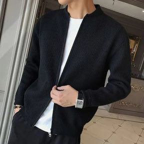 MERRINGTON® Classic Knit Zip-Up Cardigan