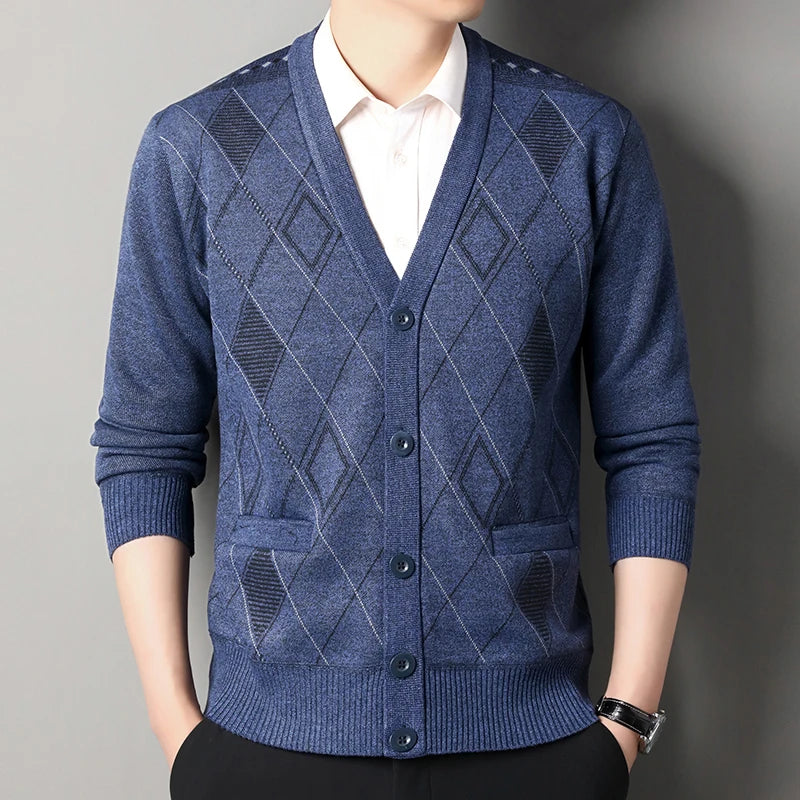 HUNTLEY® Classic Knit Cardigan Jacket