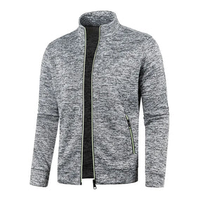 CROMWELL® Long Knit Cardigan with Zipper and Pockets