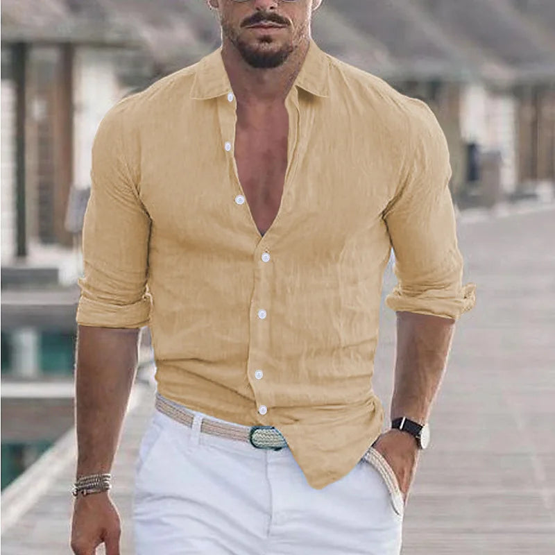 ASHFORD® Cotton Linen Shirt