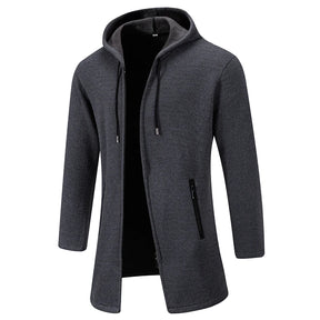 MARLBOROUGH® Long Hooded Knit Cardigan