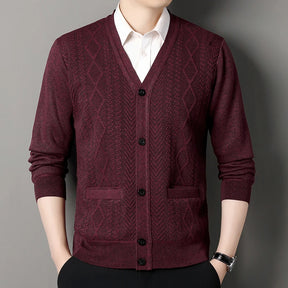 HUNTLEY® Classic Knit Cardigan Jacket