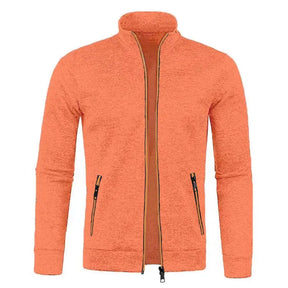 CROMWELL® Long Knit Cardigan with Zipper and Pockets