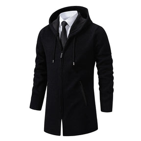 MARLBOROUGH® Long Hooded Knit Cardigan