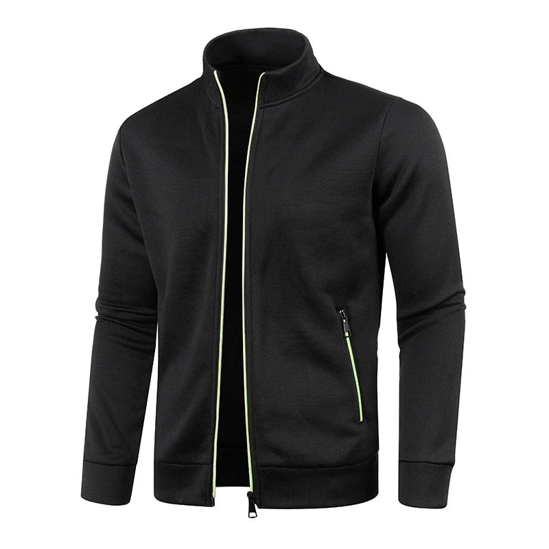 CROMWELL® Long Knit Cardigan with Zipper and Pockets