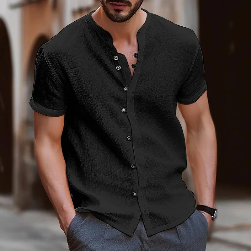 BARCLAY® Linen Short Sleeve Shirt