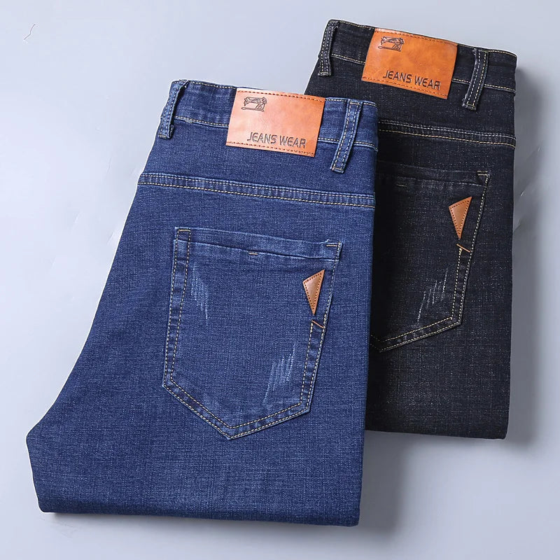 FERLAN® Slim Fit Denim Jeans