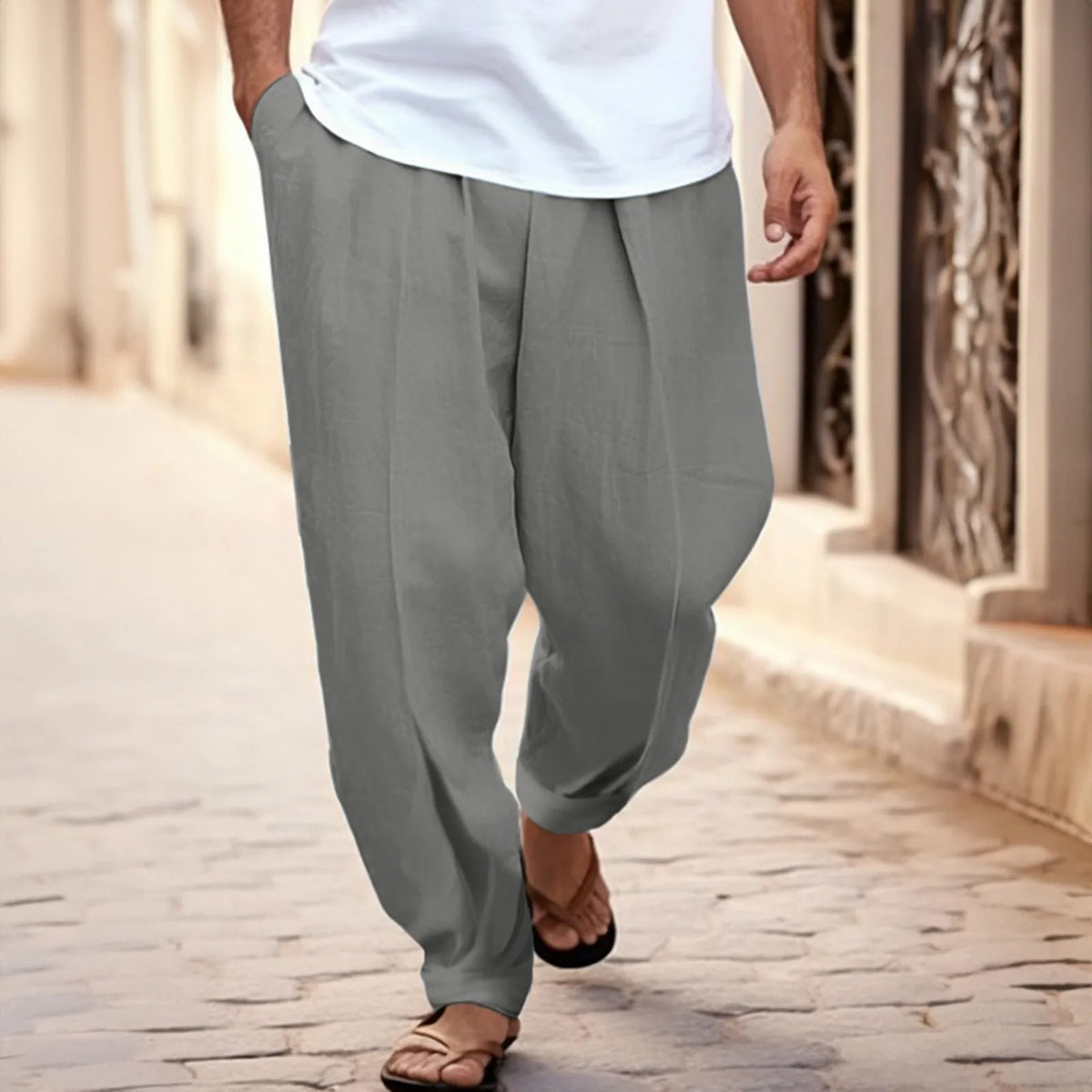 LORENTINO® Capri Pleated Cross-Pants