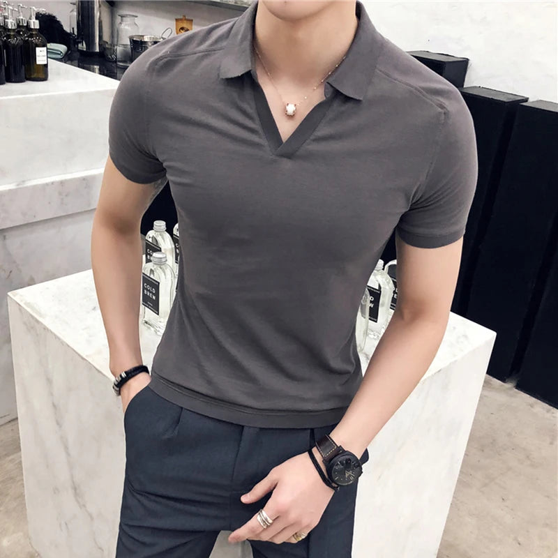 BELLANO® Men’s V-Neck Slim Fit Tee