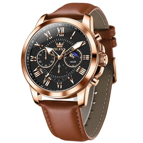 OLEVS® Men’s Luxury 2025 Moon Phase Watch