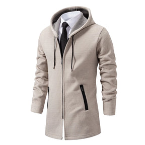 MARLBOROUGH® Long Hooded Knit Cardigan