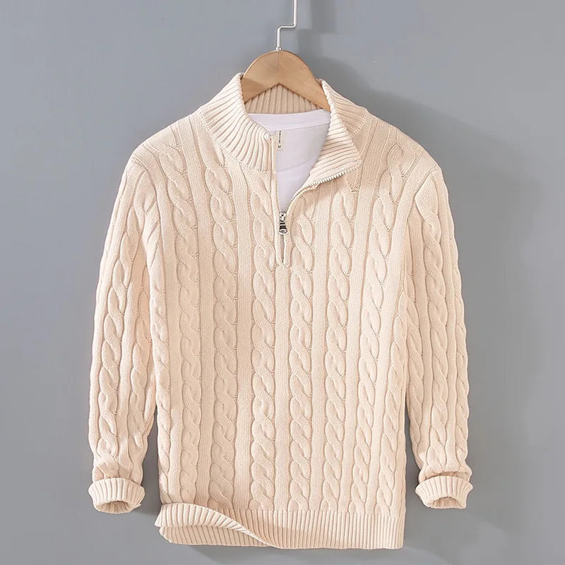 MORANO® Men's Polo Pullover Sweater